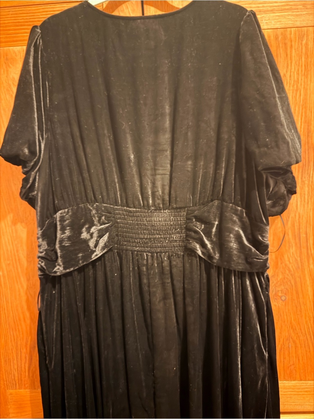 The Katerina Button-Front Dress: Velvet Edition - Picture 4 of 7